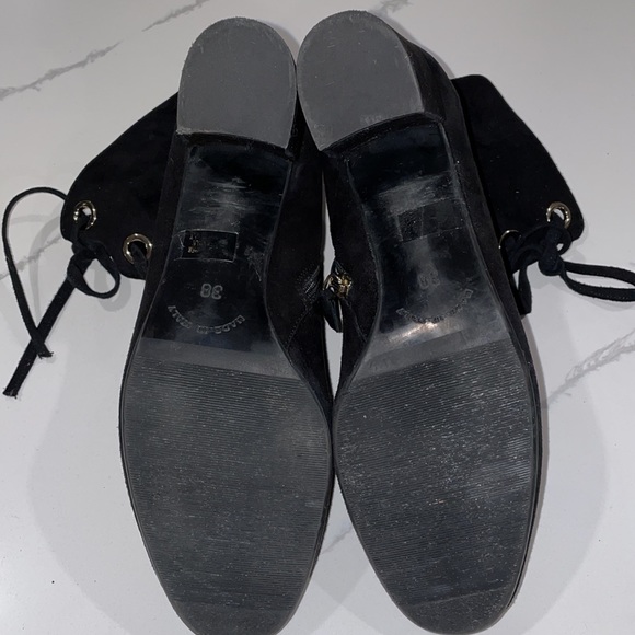 M Grigiarancio LEATHER SUEDE BOOTS - Picture 9 of 9